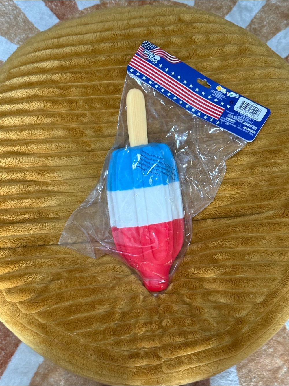 Sunny Days Popsicle Fidget Toy Red, White, and Blue